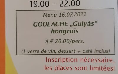 La Ferme de Brasseyrou: dîner du vendredi 16 juillet soir!